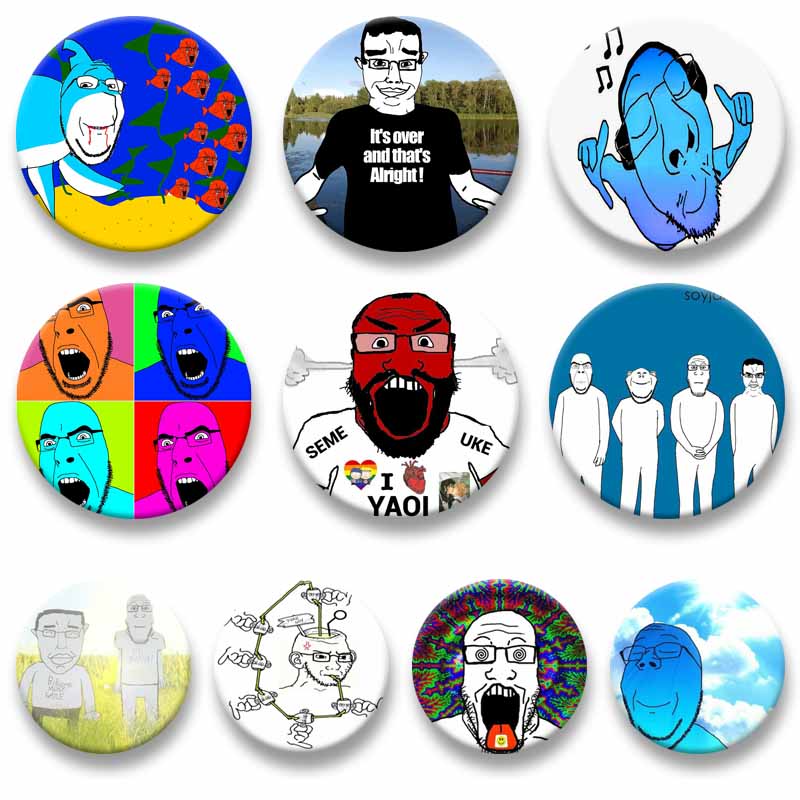 Badminton Meme - Fashion Jewelry Accessories Enamel Pin Funny