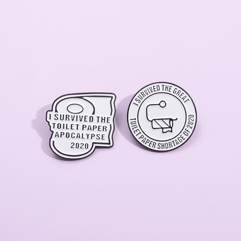 Badminton Meme - Set Funny Pandemic Meme Lapel Badge