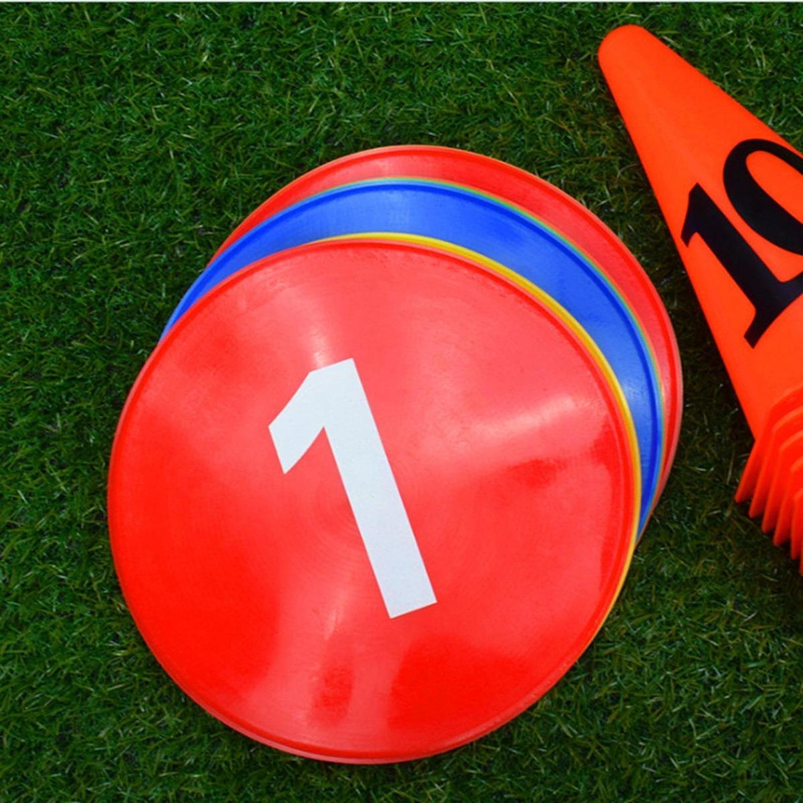 Soccer Flat Cones PVC Markers  - Court Marker Cone ulasan dan harga
