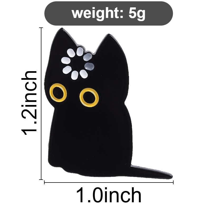 Black Cat Void Loading Enamel  - Badminton Meme ulasan dan harga
