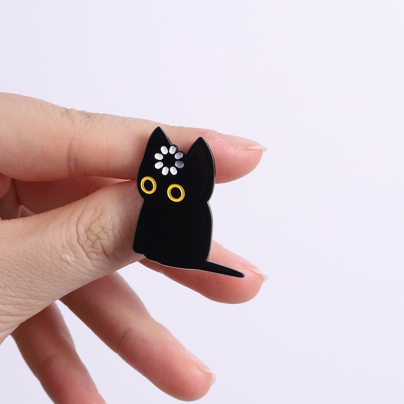 Black Cat Void Loading Enamel  - Badminton Meme ulasan dan harga