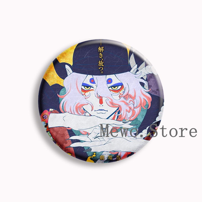 Mononoke Anime Soft Button Pin - Badminton Meme ulasan dan harga