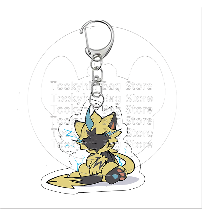 Zeraora  Acrylic Keychain Q Ve - Badminton Meme ulasan dan harga