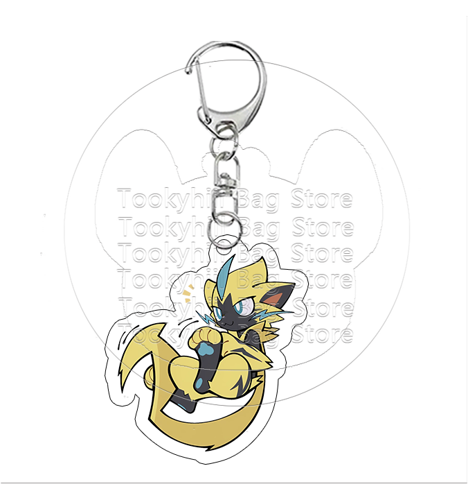 Zeraora  Acrylic Keychain Q Ve - Badminton Meme ulasan dan harga