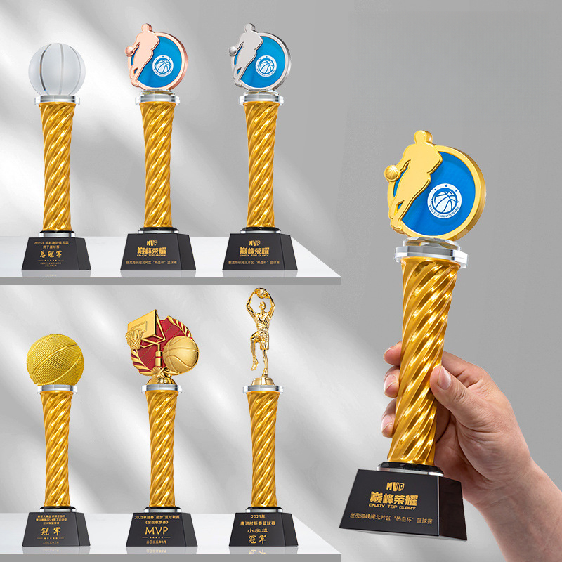 Sports series crystal trophy b - Badminton Championship ulasan dan harga