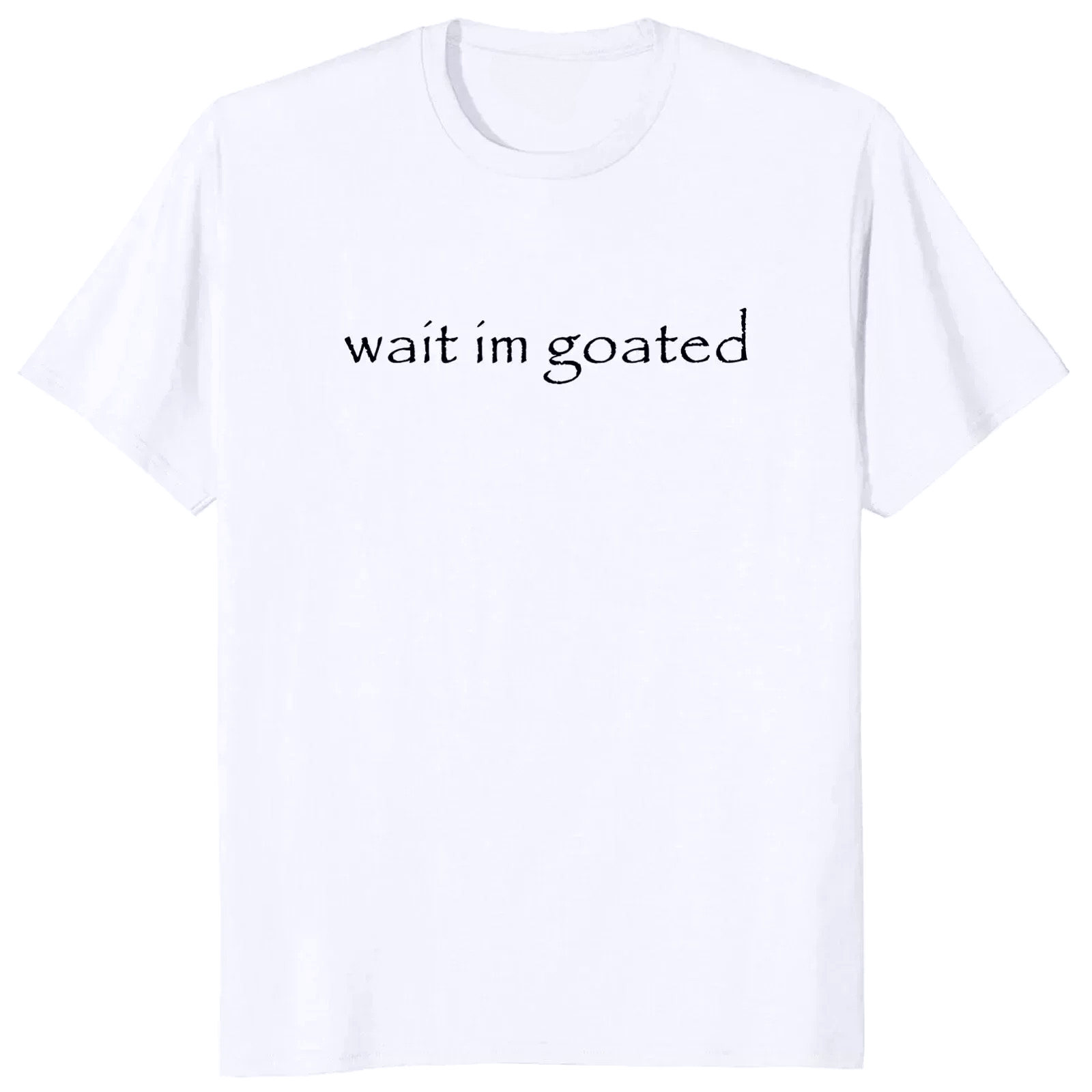 Plus Size Wait I'm Goated Shir - Badminton Meme ulasan dan harga