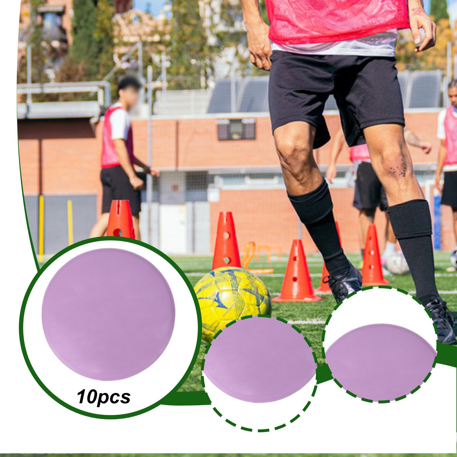 Portable Flat Soccer Cones TPE - Court Marker Cone ulasan dan harga