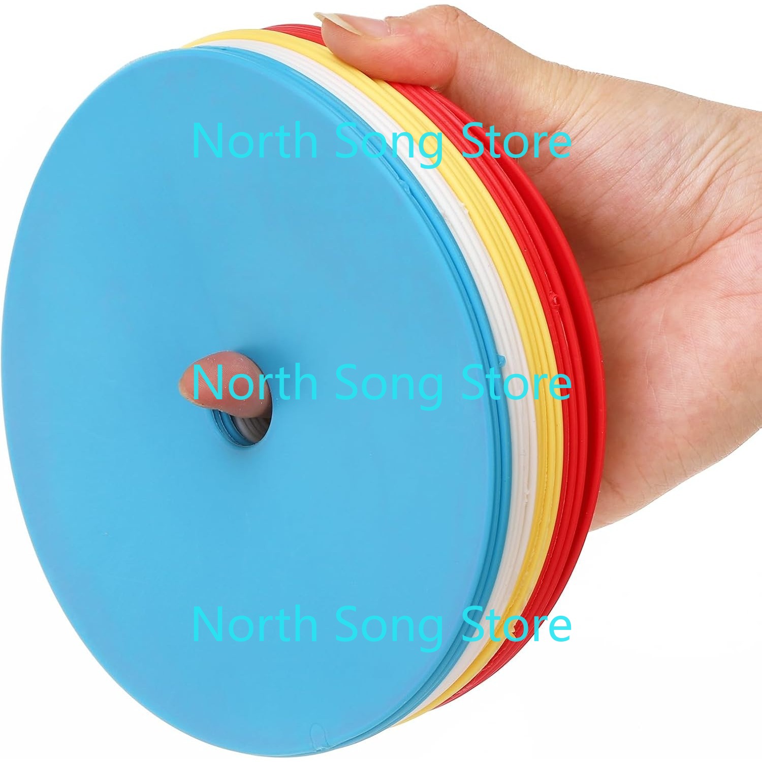 20 Pcs 6'' Flat Cones Spot Mar - Court Marker Cone ulasan dan harga
