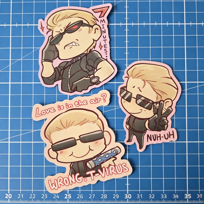 Resident Evil Wesker Chibi Mem - Badminton Meme ulasan dan harga